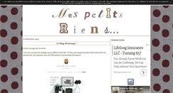 Desktop Screenshot of mespetitsriens.com